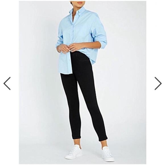 Spanx Jean-ish Cropped Ankle Leggings Pants Pull On Stretch 20114R Size Small - Picture 1 of 10